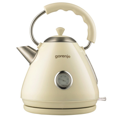 Электрочайник Gorenje 1.7л, пластик, бежевый (K17CLI)