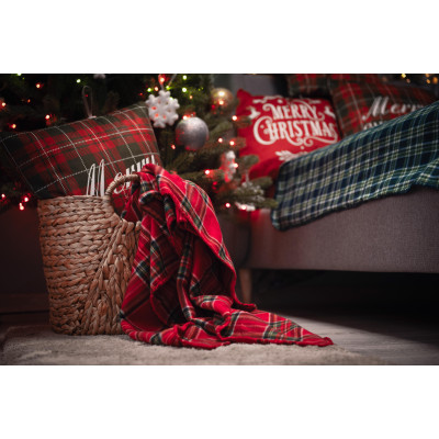 Плед ARDESTO Fleece 130x160см, 100% поліестер, клітинка, червоний Плед ARDESTO Fleece 130x160см, 100% поліестер, клітинка, червоний