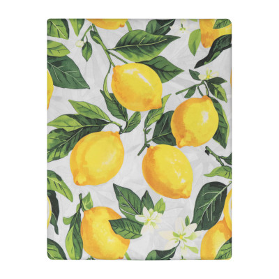 Скатертина ARDESTO Sicilian lemons 120х140см, 100% поліестер, зелений