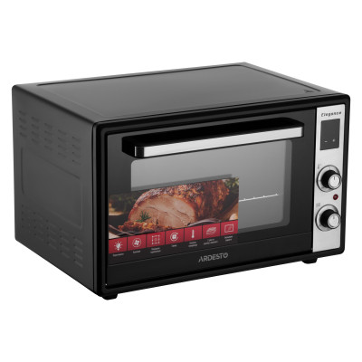 Піч електрична ARDESTO Elegance, 60л, 2000Вт, електр., конвекція, подвійне скло, чорний