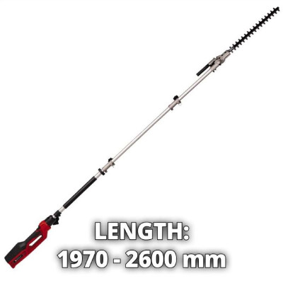 Кущоріз телескопічний Einhell GC-HH 9046 900Вт 460мм шаг 20мм штанга 1.97-2.6м 4.91кг (3403880)