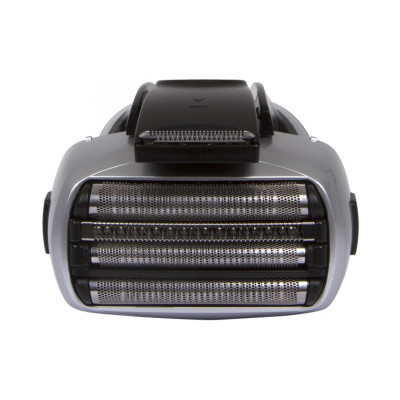 Бритва електр. Panasonic сіткова, 10000 об/хв, бритв.головок-4, Li-Ion, сух.+волог., тример, срібний Бритва електр. Panasonic сіткова, 10000 об/хв, бритв.головок-4, Li-Ion, сух.+волог., тример, срібний