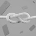 Belkin Кабель USB-A - Lightning плетений, силіконовий, з ремінцем на магніті, 1м, білий Belkin Кабель USB-A - Lightning плетений, силіконовий, з ремінцем на магніті, 1м, білий