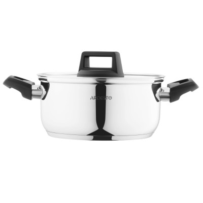 ARDESTO Каструля Gemini, скляна кришка, 2.9 л, нержавіюча сталь ARDESTO Каструля Gemini, скляна кришка, 2.9 л, нержавіюча сталь