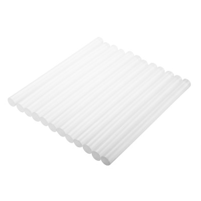 Стрижні клейові TOPEX, 8x100мм, прозорий, 12шт Стрижні клейові TOPEX, 8x100мм, прозорий, 12шт