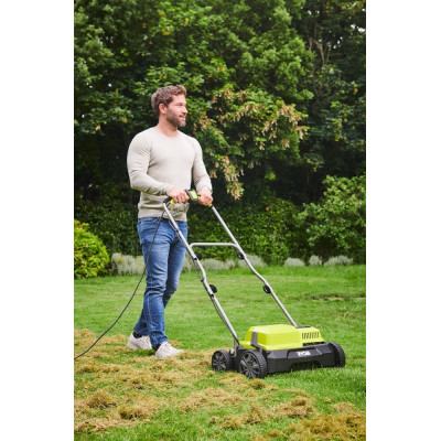 Аэратор-скарификатор Ryobi RY1400SF35B 1400Вт 35см 55л 11.2кг (5133004656)