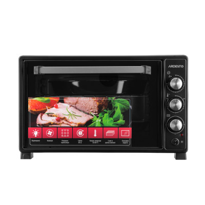 Піч електрична ARDESTO, 40л, 1300Вт, механіч., конвекція, чорний