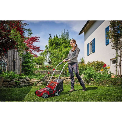 Einhell Аератор-скарифікатор акумуляторний GE-SA 36/35 Li - Solo 36В 35см безщітковий ножи 16шт 11.31кг (без АКБ та ЗП)