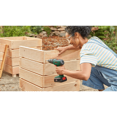 Шурупокрут-дриль акумуляторний Bosch EasyImpact 18V-40 18В 2х2А·год 20·38Нм 0-430·0-1630об/хв кейс ЗП набір 34шт (АС Xline) 1.4кг