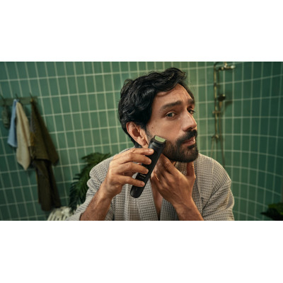 Тример Philips Series 3000, для обличчя, голови, тіла, акум., сталь, чорний