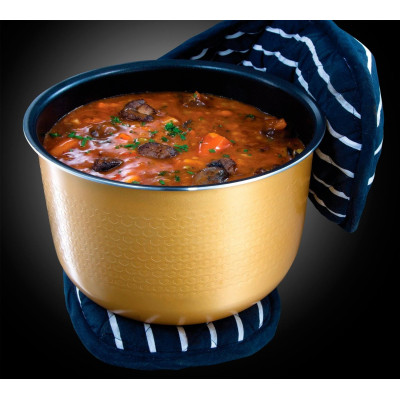 Мультиварка Russell Hobbs Cook&Home, 900Вт, чаша-5л, сенсорне, метал/пластик, чорний
