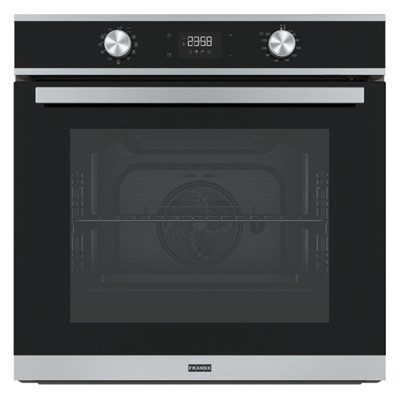 Духова шафа Franke електрична, 71л, піроліз, сенсорное упр, дисплей, таймер, чорний+нерж Духова шафа Franke електрична, 71л, піроліз, сенсорное упр, дисплей, таймер, чорний+нерж