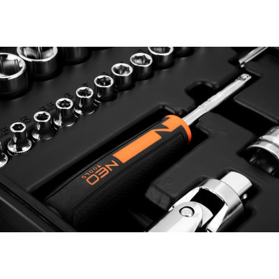 Neo Tools Набір інструментів, Набір торцевих головок, 94шт, 1/2 Neo Tools Набір інструментів, Набір торцевих головок, 94шт, 1/2