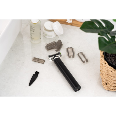 Бритва електр. ARDESTO One blade, Li-Ion, сух.+волог., тример, 4 насадки, чорний Бритва електр. ARDESTO One blade, Li-Ion, сух.+волог., тример, 4 насадки, чорний