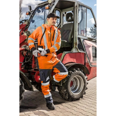 Куртка робоча Neo Tools Basic, L(52), підвищеної видимості, полиэстер, 240 г/м2, помаранчевий