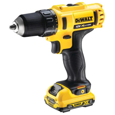 Дриль-шурупокрут DeWalt XR Li-Ion 12В акб 2х2А·год 24Нм 400-1500об/хв патрон 10мм ЗП кейс 1.1кг Дриль-шурупокрут DeWalt XR Li-Ion 12В акб 2х2А·год 24Нм 400-1500об/хв патрон 10мм ЗП кейс 1.1кг