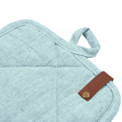 Прихватка ARDESTO Oliver, 20х20см, 100% бавовна, нап-ч: ватин, бірюза Прихватка ARDESTO Oliver, 20х20см, 100% бавовна, нап-ч: ватин, бірюза