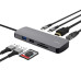 Адаптер Trust Dalyx  8in1 USB-C> 1xUSB-А 3.2/USB-A 2.0/2xUSB-С/HDMI/Ehernet/SD/microSD, Алюміній, 0.15м, Сірий Адаптер Trust Dalyx  8in1 USB-C> 1xUSB-А 3.2/USB-A 2.0/2xUSB-С/HDMI/Ehernet/SD/microSD, Алюміній, 0.15м, Сірий