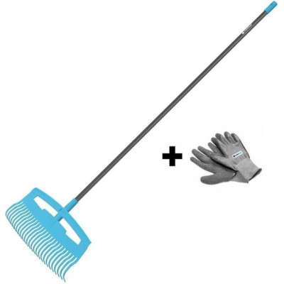 Cellfast Граблі для листя  IDEAL, комплект із рукавичками BASIC, ширина 52.5 см, 178 см, 0.74 кг Cellfast Граблі для листя  IDEAL, комплект із рукавичками BASIC, ширина 52.5 см, 178 см, 0.74 кг