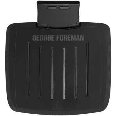 Гриль George Foreman прижимний Immersa Small, 1100Вт, темп. режимів-1, з`ємні пластини, метал, пластик, чорний Гриль George Foreman прижимний Immersa Small, 1100Вт, темп. режимів-1, з`ємні пластини, метал, пластик, чорний
