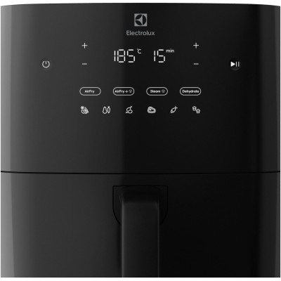 Мультипіч Electrolux 1800Вт, чаша-6.8л, сенсорне керування, 6 програм, пара, пластик, чорний (EAF7SB)