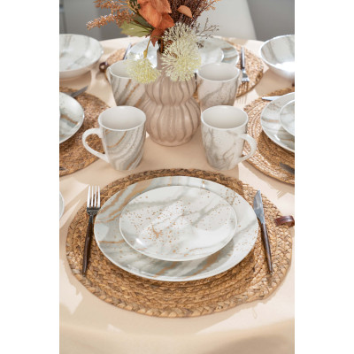 ARDESTO Тарілка десертна Sparkle, 19см, порцеляна, багатокольоровий ARDESTO Тарілка десертна Sparkle, 19см, порцеляна, багатокольоровий