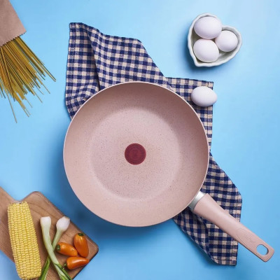 Сковорода ВОК Tefal Delight,28см, алюміній, бакеліт, бежевий Сковорода ВОК Tefal Delight,28см, алюміній, бакеліт, бежевий