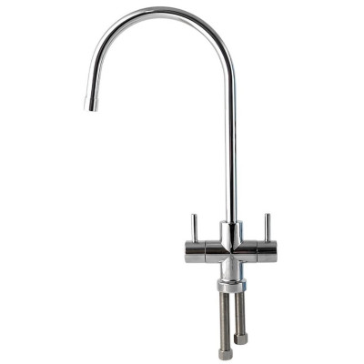 Кран подвійний RAIFIL Duo хром Кран подвійний RAIFIL Duo хром