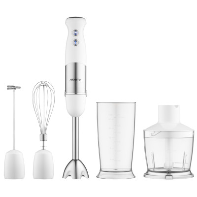 ARDESTO Блендер занурювальний HBG-800WWHCHML, 800Вт, 4в1, чаша-600мл, чопер 500мл, біло-сріблястий ARDESTO Блендер занурювальний HBG-800WWHCHML, 800Вт, 4в1, чаша-600мл, чопер 500мл, біло-сріблястий
