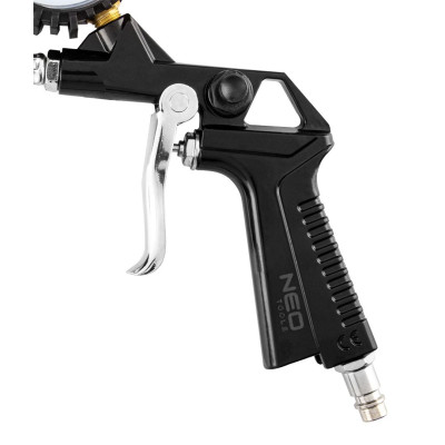 Neo Tools Пістолет для підкачування шин, 12бар, подовжене сопло 370мм Neo Tools Пістолет для підкачування шин, 12бар, подовжене сопло 370мм