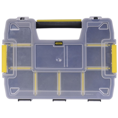 Органайзер Stanley Sort Master Light, 10 відділень, регульовані перегородки, 6.5х29.5x21.5см, пластик