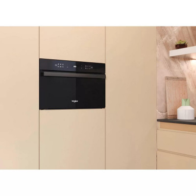Мікрохвильова піч Whirlpool вбудована, 31л, електронне упр., 1000Вт, гриль, дисплей, чорний
