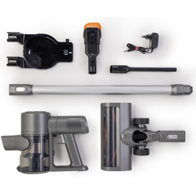 Пилосос Gorenje бездротовий, 95Вт, конт пил -0.5л, автон. робота до 60хв, HEPA, 2 в 1, підсвічування, індикатор, антрацит