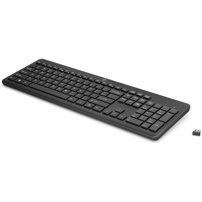 Клавіатура мембранна HP 230, 106key, WL, EN/UK, чорний