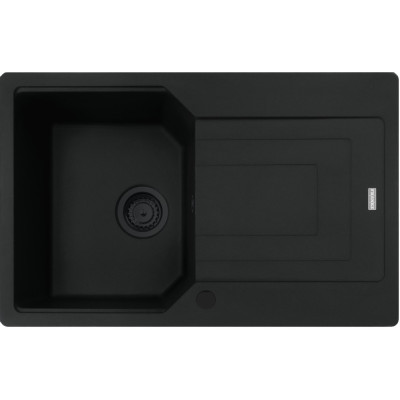 Мийка кухонна Franke Urban, фраграніт, прямокутник, з крилом, 780х500х220мм, чаша - 1, врізна, оборотна, UBG 611-78, чорний матовий Мийка кухонна Franke Urban, фраграніт, прямокутник, з крилом, 780х500х220мм, чаша - 1, врізна, оборотна, UBG 611-78, чорний матовий
