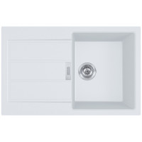 Мийка кухонна Franke Sirius, тектонайт, прямокутник, з крилом, 780х500х200мм, чаша - 1, накладна, 2 S2D 611-78 , білий Мийка кухонна Franke Sirius, тектонайт, прямокутник, з крилом, 780х500х200мм, чаша - 1, накладна, 2 S2D 611-78 , білий