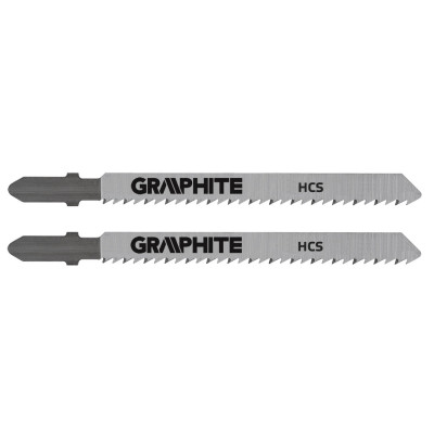 Полотно для електролобзика GRAPHITE, 8TPI, хвостовик T, Laser Tec,, набір 2шт Полотно для електролобзика GRAPHITE, 8TPI, хвостовик T, Laser Tec,, набір 2шт