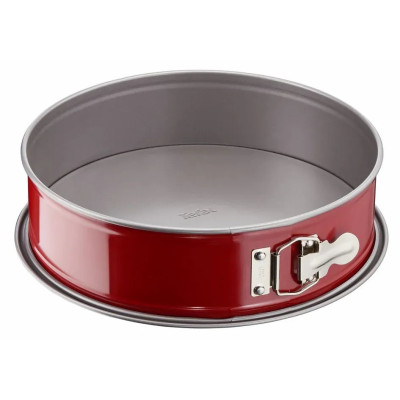 Форма для випікання Tefal DeliBake, крушла, знімне дно, 245x245x80мм, вуглецева сталь, червоний Форма для випікання Tefal DeliBake, крушла, знімне дно, 245x245x80мм, вуглецева сталь, червоний