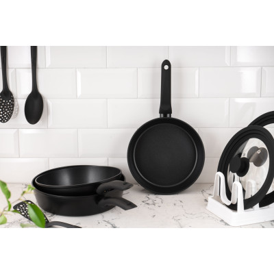 ARDESTO Сковорода глубокая Gemini Gourmet Bolzano 24 см, черный, алюминий AR1924GDP ARDESTO Сковорода глубокая Gemini Gourmet Bolzano 24 см, черный, алюминий AR1924GDP