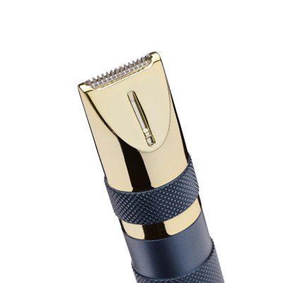 Тример Babyliss Diamond Precision, для брів, вусів, носа та вух, 1хАА, насадок-3, чохол, сталь, синій Тример Babyliss Diamond Precision, для брів, вусів, носа та вух, 1хАА, насадок-3, чохол, сталь, синій
