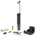 Пилосос Karcher безпровідний FCV 4 Dry Extra, вологе прибирання, конт пил -0.45л, вода -0.75л, автон. робота до 45хв, самоочищення, білий