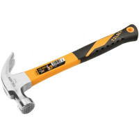 Молоток столярний Tolsen 450г 33см руків'я металеве гумове