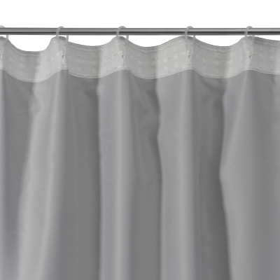 Штора ARDESTO 150х270см, блекаут рогожка, 100% поліестер, сірий світлий