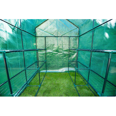 Парник складной Neo Tools 195х143х143, 4 полки, ПЭ пленка 135г, зеленый Парник складной Neo Tools 195х143х143, 4 полки, ПЭ пленка 135г, зеленый