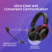 Гарнітура ігрова HyperX Cloud III S, WL/USB-A/USB-C, чорно-червоний