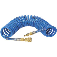 Шланг пневматичний Neo Tools спіральний, 8x12мм, 8бар, поліетилен, 10м