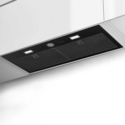 Витяжка Faber вбудована, 70см, 968м.куб/год, Inka Plus Hcs A70, чорний