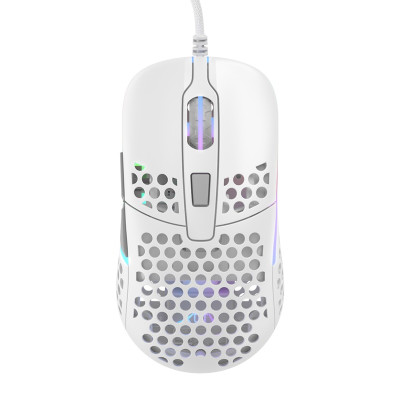 Миша Xtrfy M42, USB-A, RGB,  білий