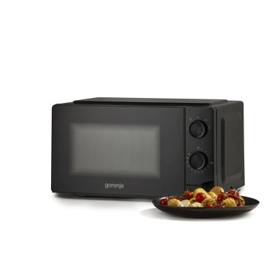 Мікрохвильова піч Gorenje, 20л, мех. керув., 700Вт, чорний Мікрохвильова піч Gorenje, 20л, мех. керув., 700Вт, чорний