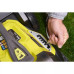 Газонокосилка аккумуляторная Ryobi RY18LMH37A-250 ONE+ Hybrid АКБ+сеть (18В/220В) акб 2х5А-ч 37см 45л 25-70мм мульчирование 15.7кг (5133004583)